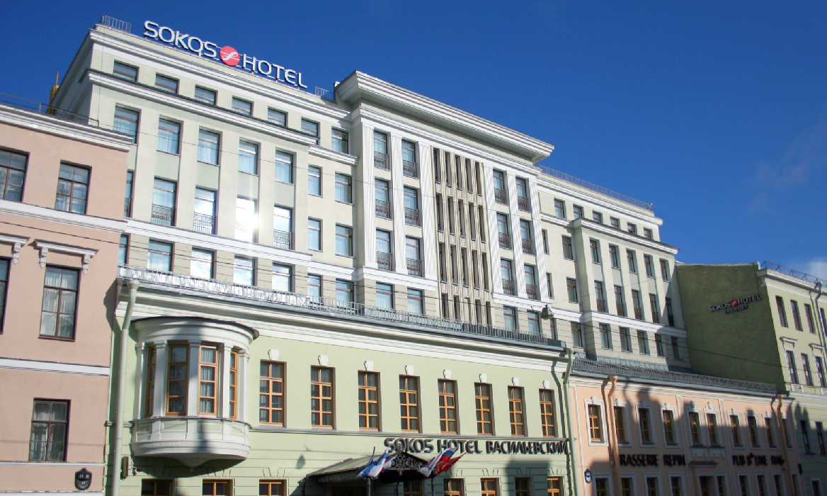 SOKOS HOTEL «Vasilievsky» 4+*, сеть отелей 4* Sokos Hotels по адресу: г. Санкт-Петербург, ВО, 4 линия, д. 11-13 (15 000м2)