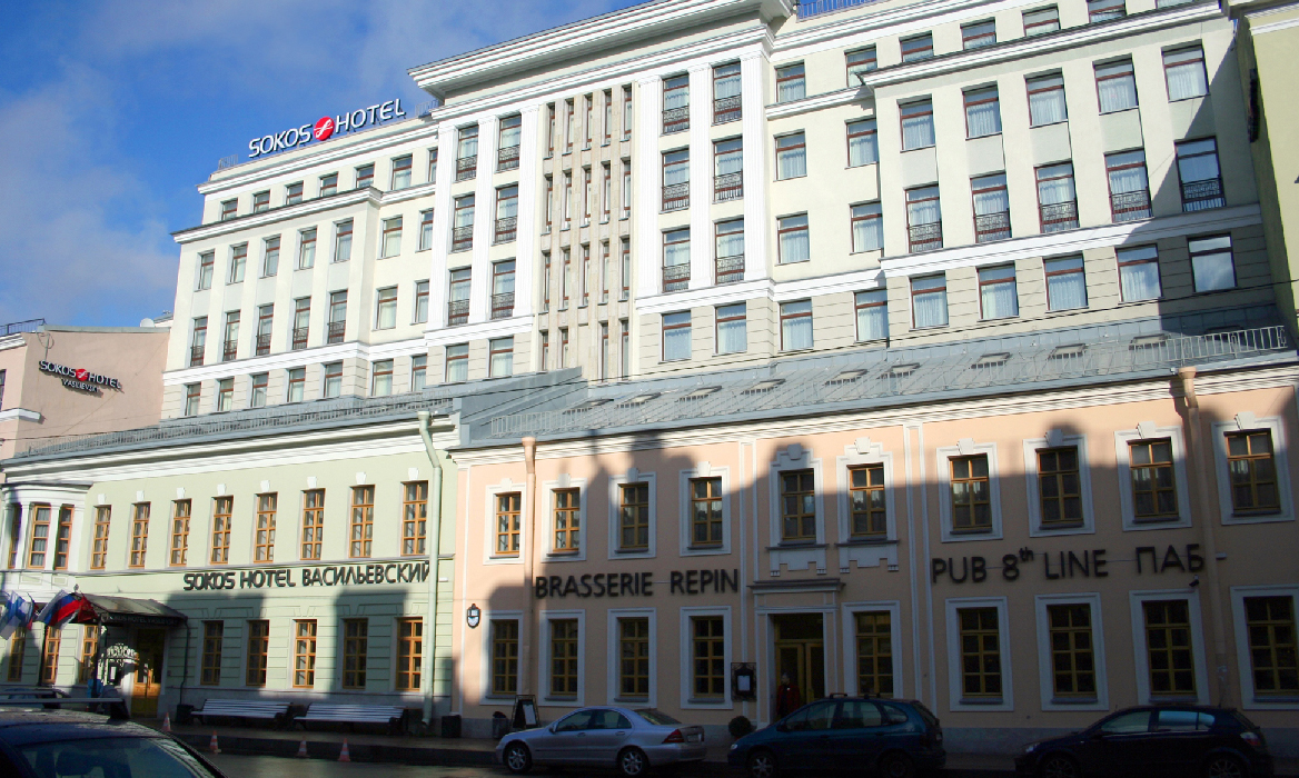 SOKOS HOTEL «Vasilievsky» 4+*, сеть отелей 4* Sokos Hotels по адресу: г. Санкт-Петербург, ВО, 4 линия, д. 11-13 (15 000м2)